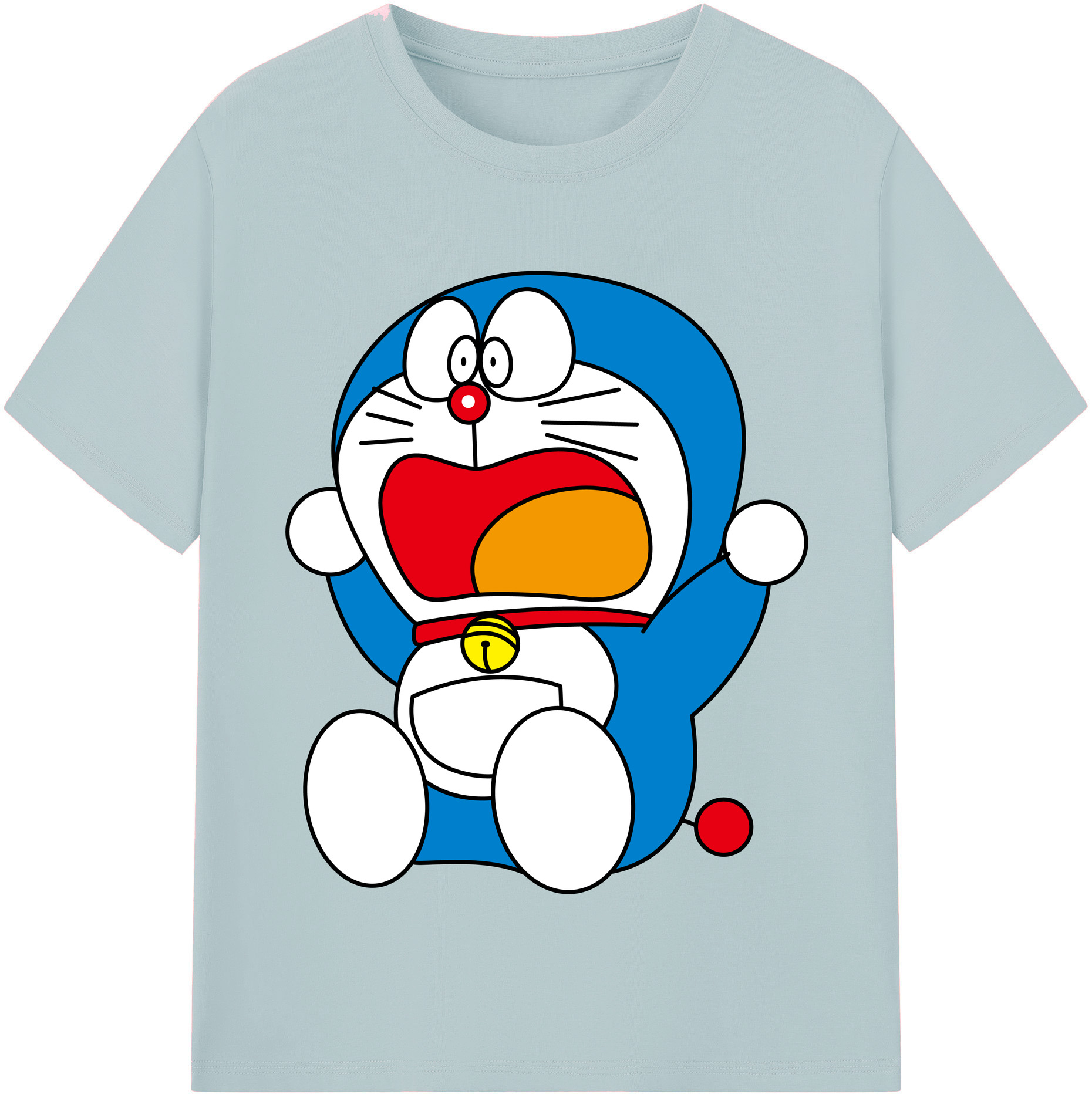 （画像用） ドラえもん Doraemon 綿100％半袖Tシャツ（フロントプリント）